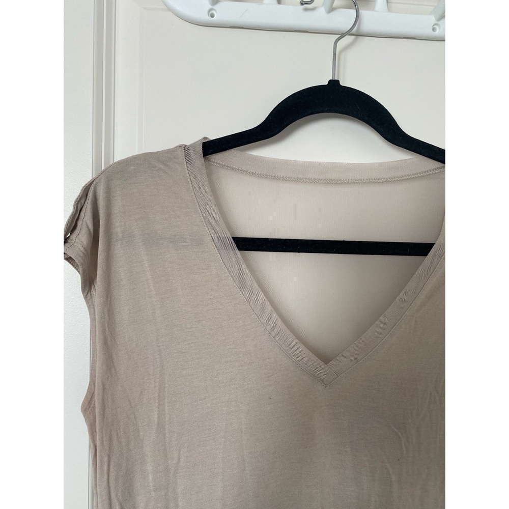 BCBGmaxazria Mesh Back Eniko Top - Picture 6 of 8